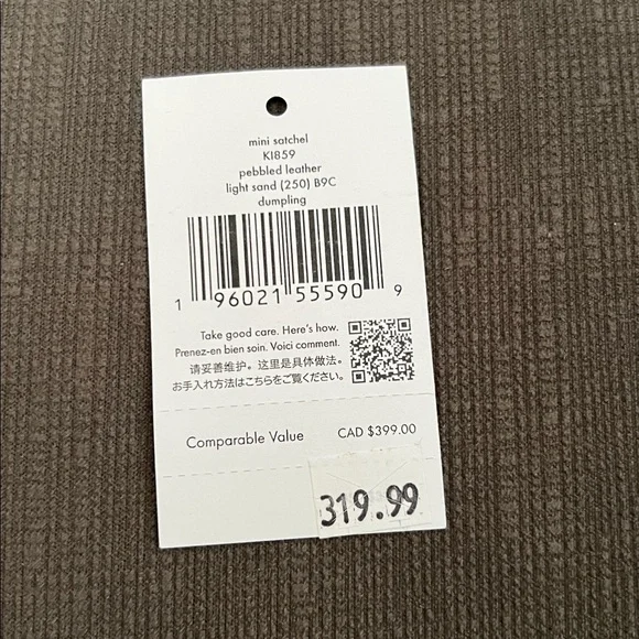 AUTHENTIC Kate Spade Dumpling Mini Satchel - Picture 7 of 12